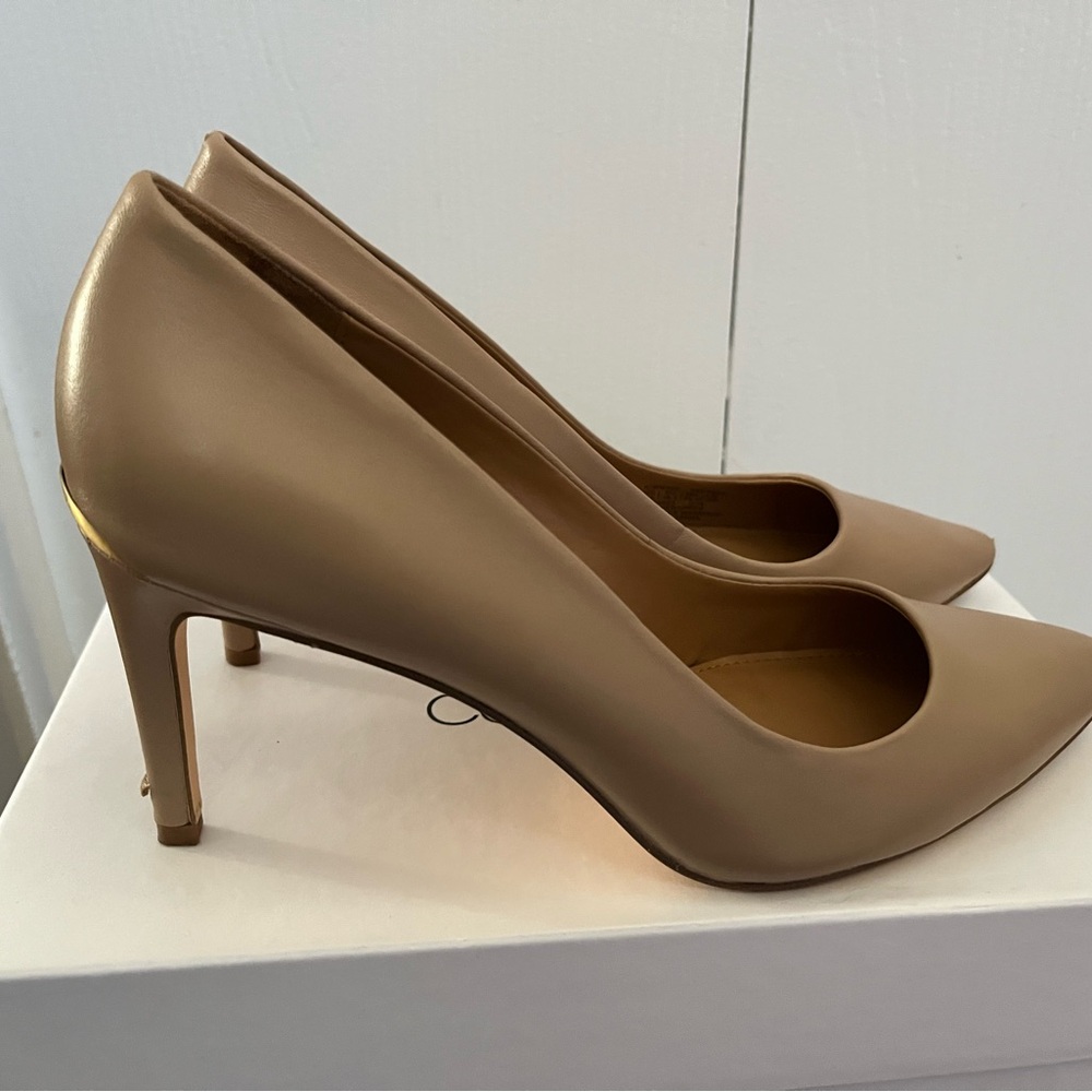 Calvin Klein Tan Heels